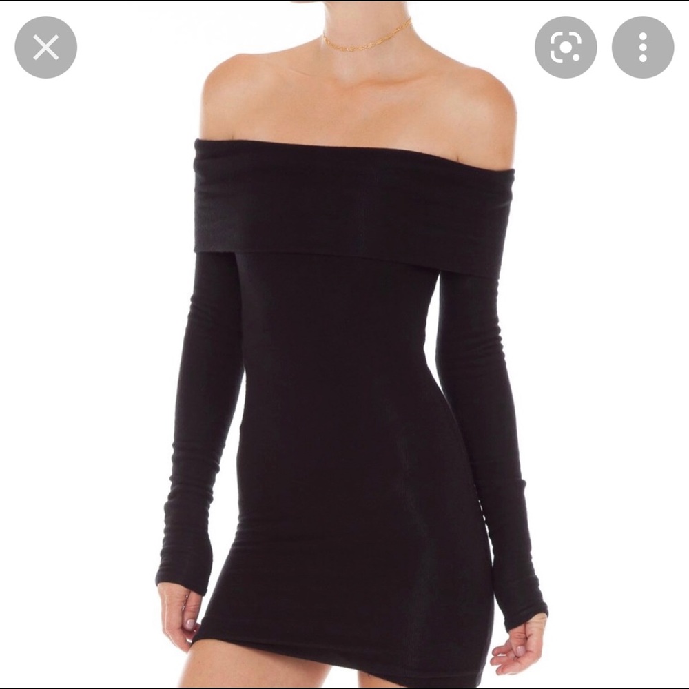 ♡RARE BRAND NEW AYAI™ ☆Bianca☆ Off-Shoulder Long Sleeve Mini Bodycon♡ Size XS-M♡